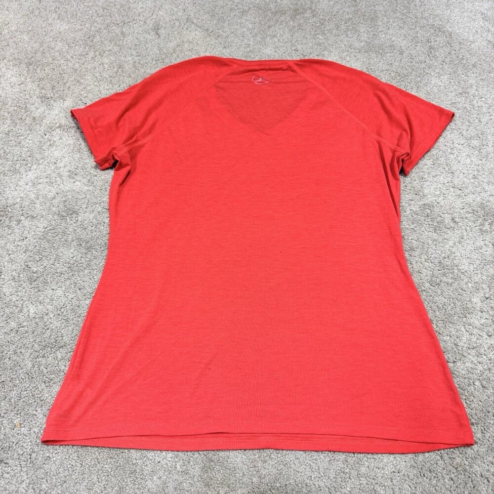 Under Armour T-Shirt Red-Orange Short Sleeve Women’s Size Medium - Picture 9 of 11